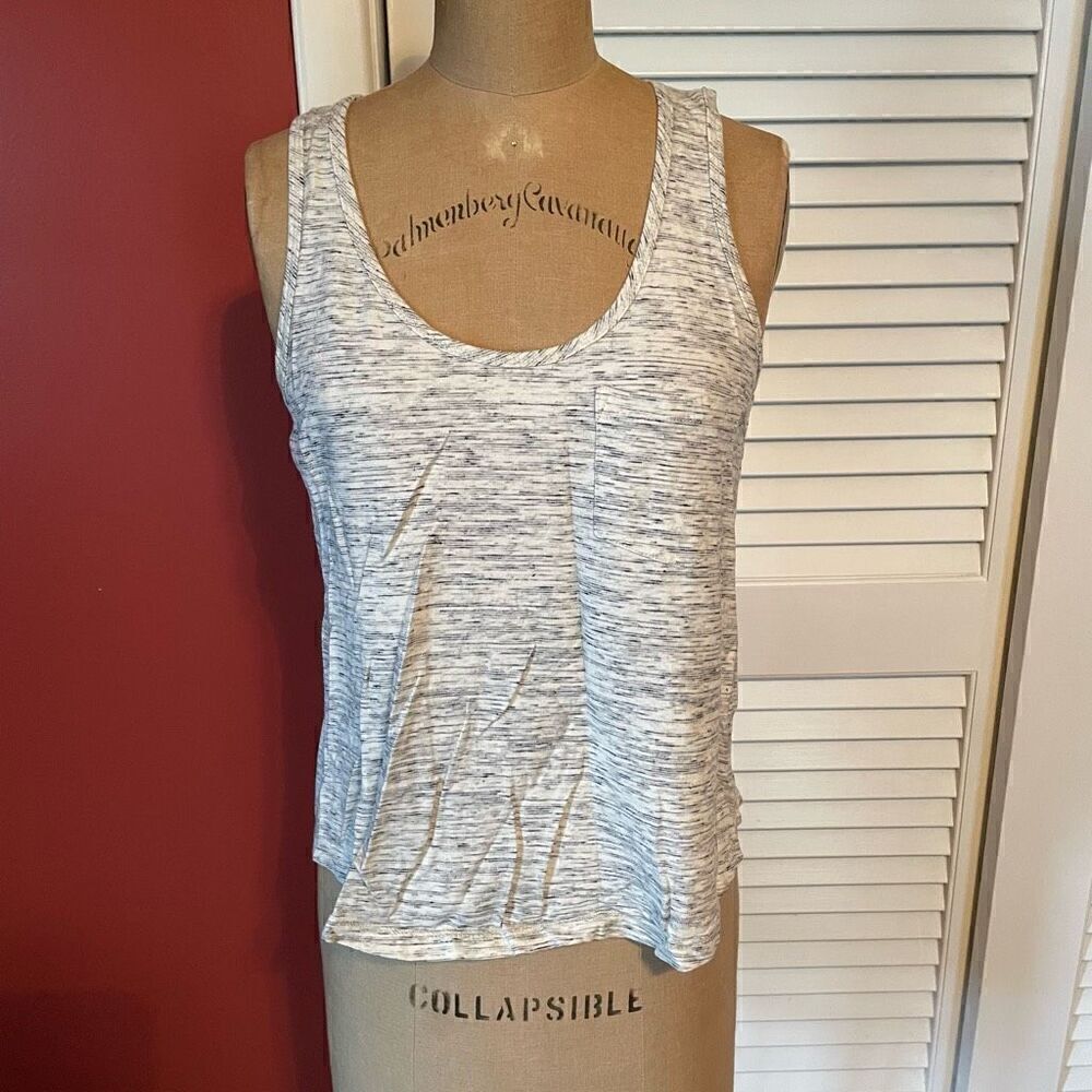 J CREW | light gray pocket tank XS